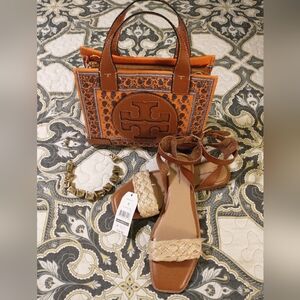 Time and Tru Braided Sandals